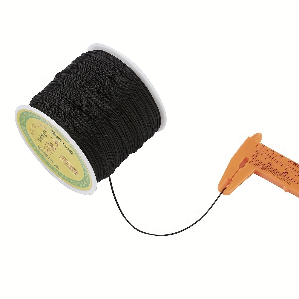 100Yard 0.8mm Braided Nylon Cord Jewelry Making